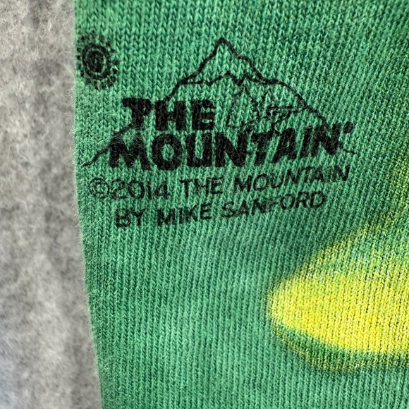 The Mountain Green Irish Fairy Kittens Tie Dye T-Shirt Whimsical Mens Medium - Picture 5 of 6